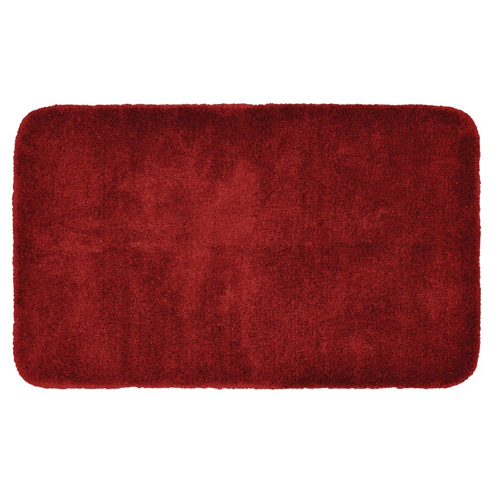 30inx50in Finest Luxury Ultra Plush Washable Nylon Bath Rug Chili Pepper Red - Garland