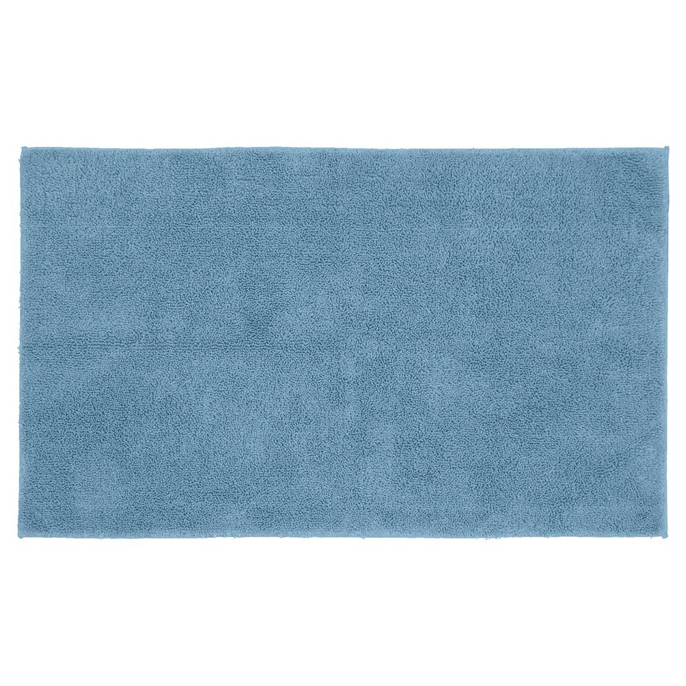 30inx50in Queen Cotton Washable Bath Rug Sky Blue - Garland