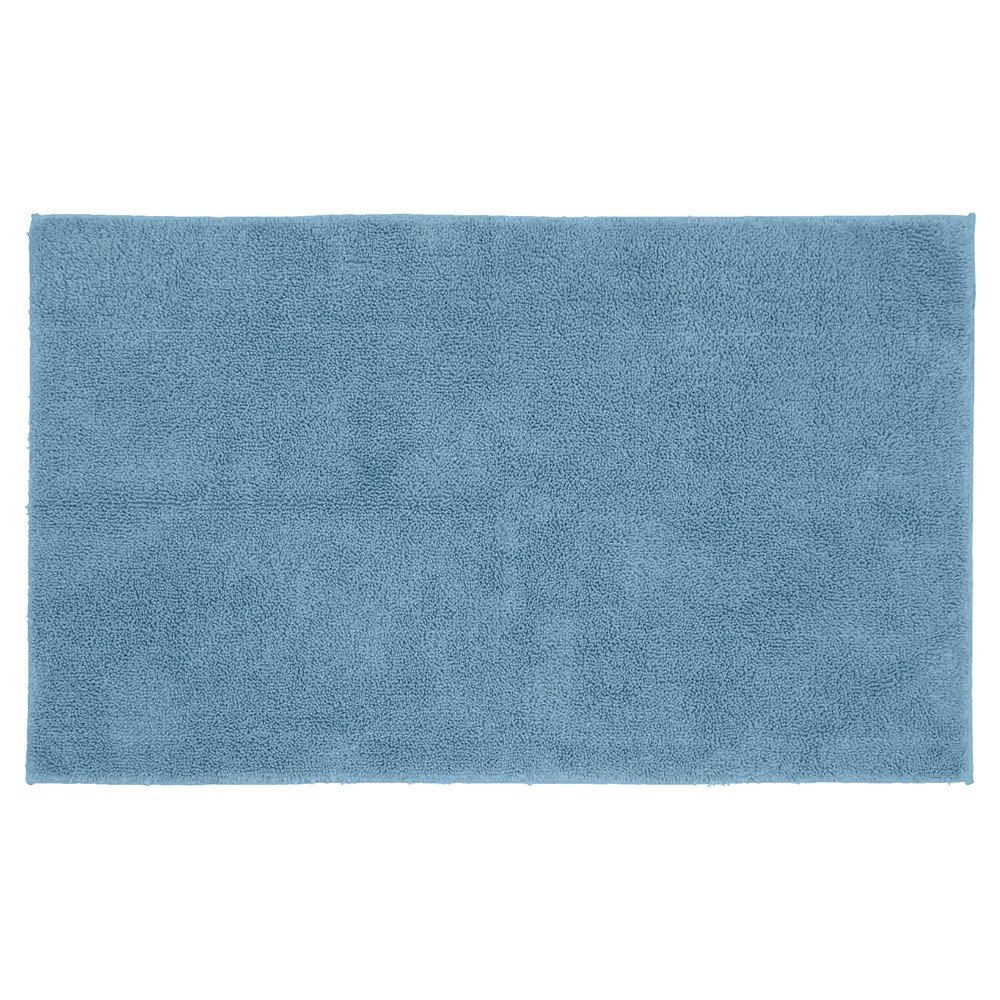 30inx50in Queen Cotton Washable Bath Rug Sky Blue - Garland