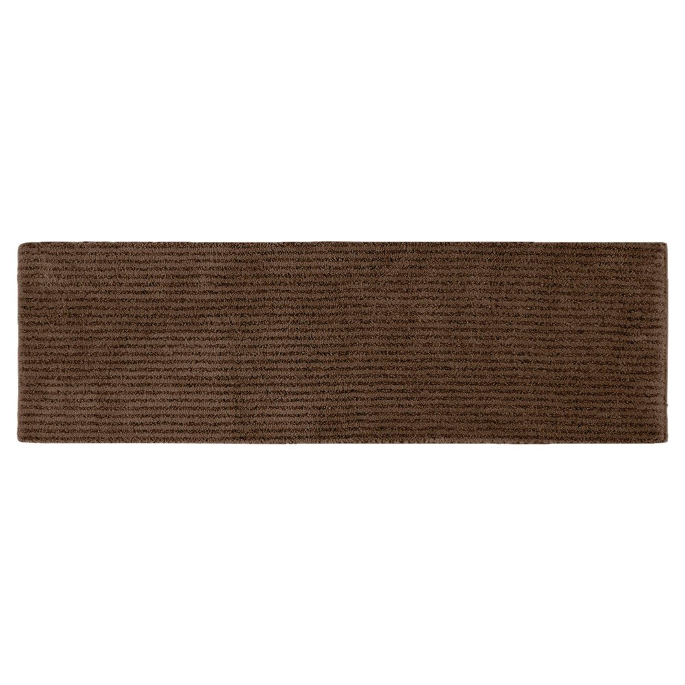 22inx60in Sheridan Plush Washable Nylon Bath Runner Chocolate - Garland