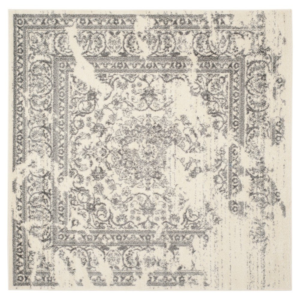 Addaneye Area Rug - Ivory/Silver (10'x10') - Safavieh