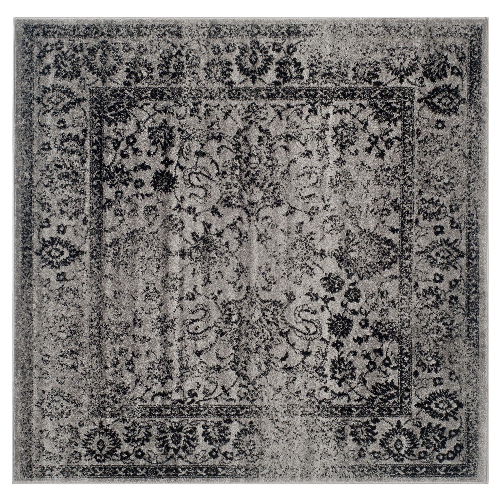 Reid Area Rug - Gray/Black (10'x10') - Safavieh