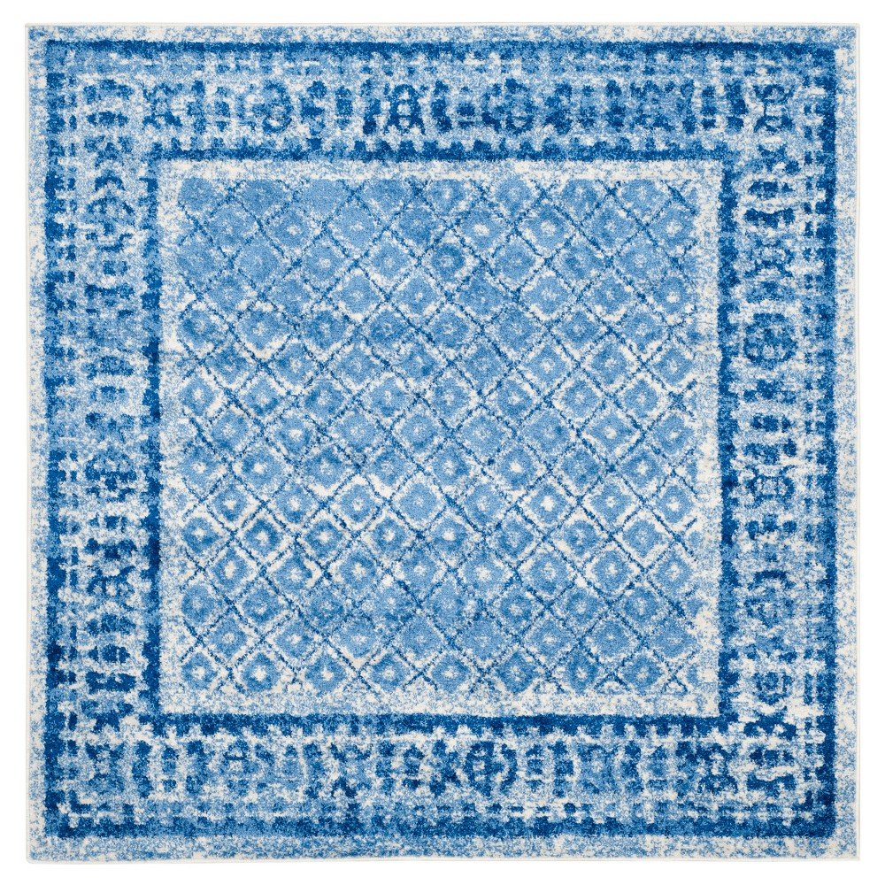 Remi Area Rug - Silver/Blue (72inx72in) - Safavieh