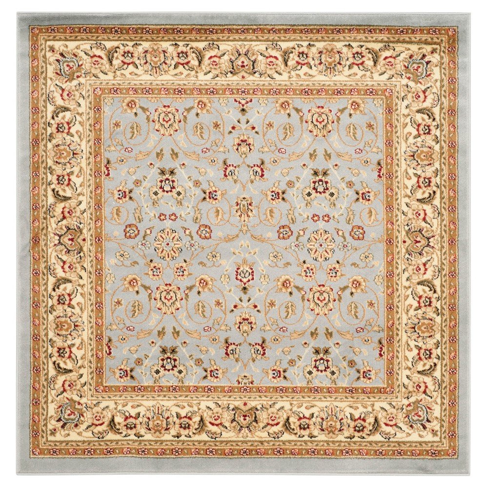 5'X5' Jacquard Area Rug Light Blue/Ivory - Safavieh