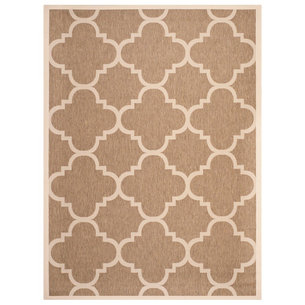 9' x 12' Richmond Outdoor Rug Brown - Safavieh