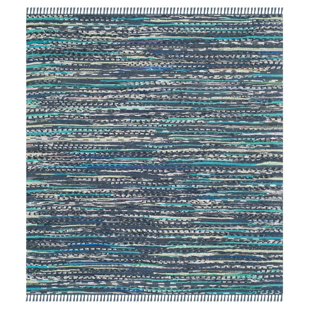 Huddersfield Accent Rug - Ink/Multi (4'x4') - Safavieh