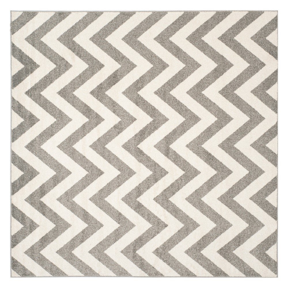 Sunrise Rug 9'X9' - Dark Gray/Beige - Safavieh