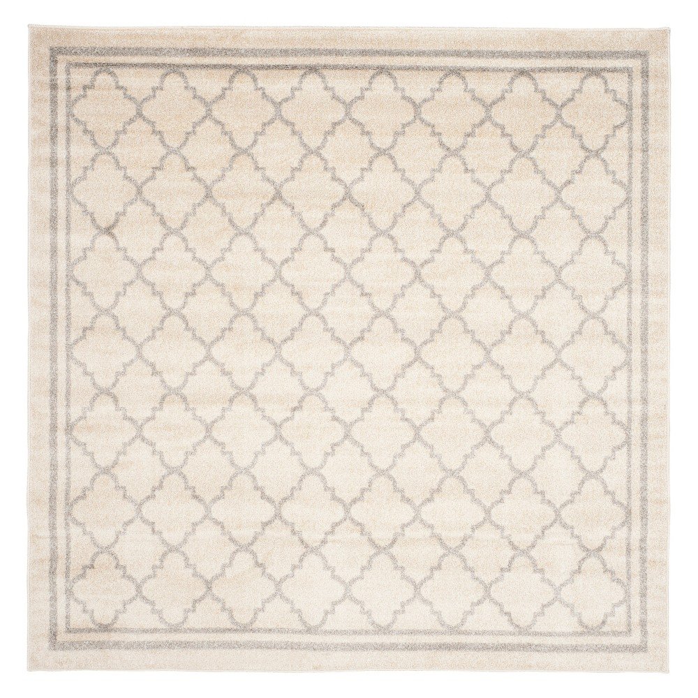 Camembert Rug 5'X5' - Beige/Light Gray - Safavieh
