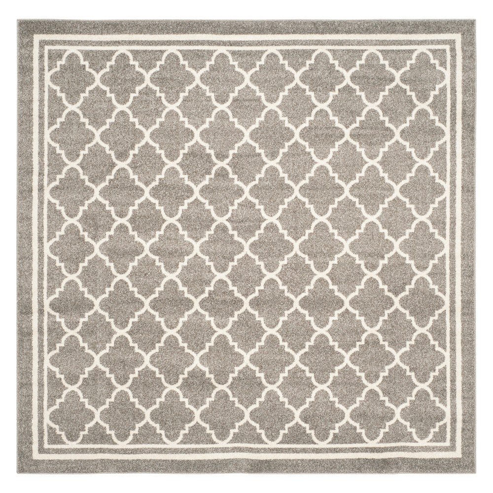 Camembert Rug 9'X9' - Dark Gray/Beige - Safavieh