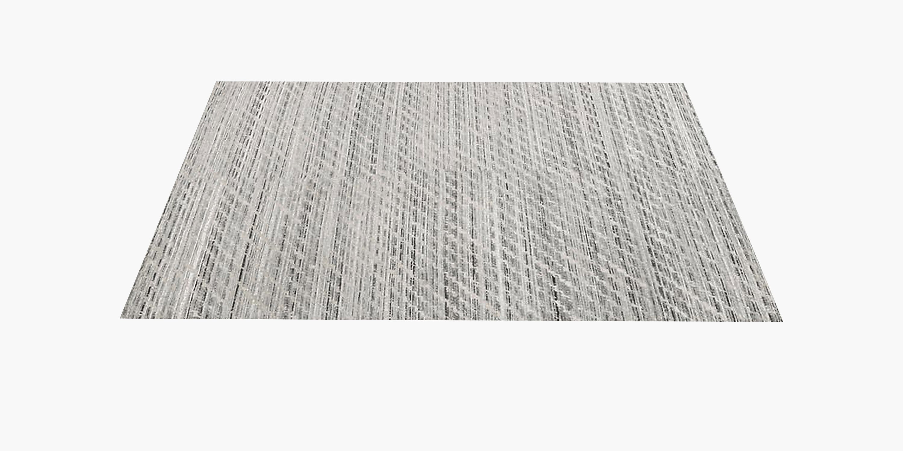 Zalah Rug – Graphite (Graphite / 6' x 9')