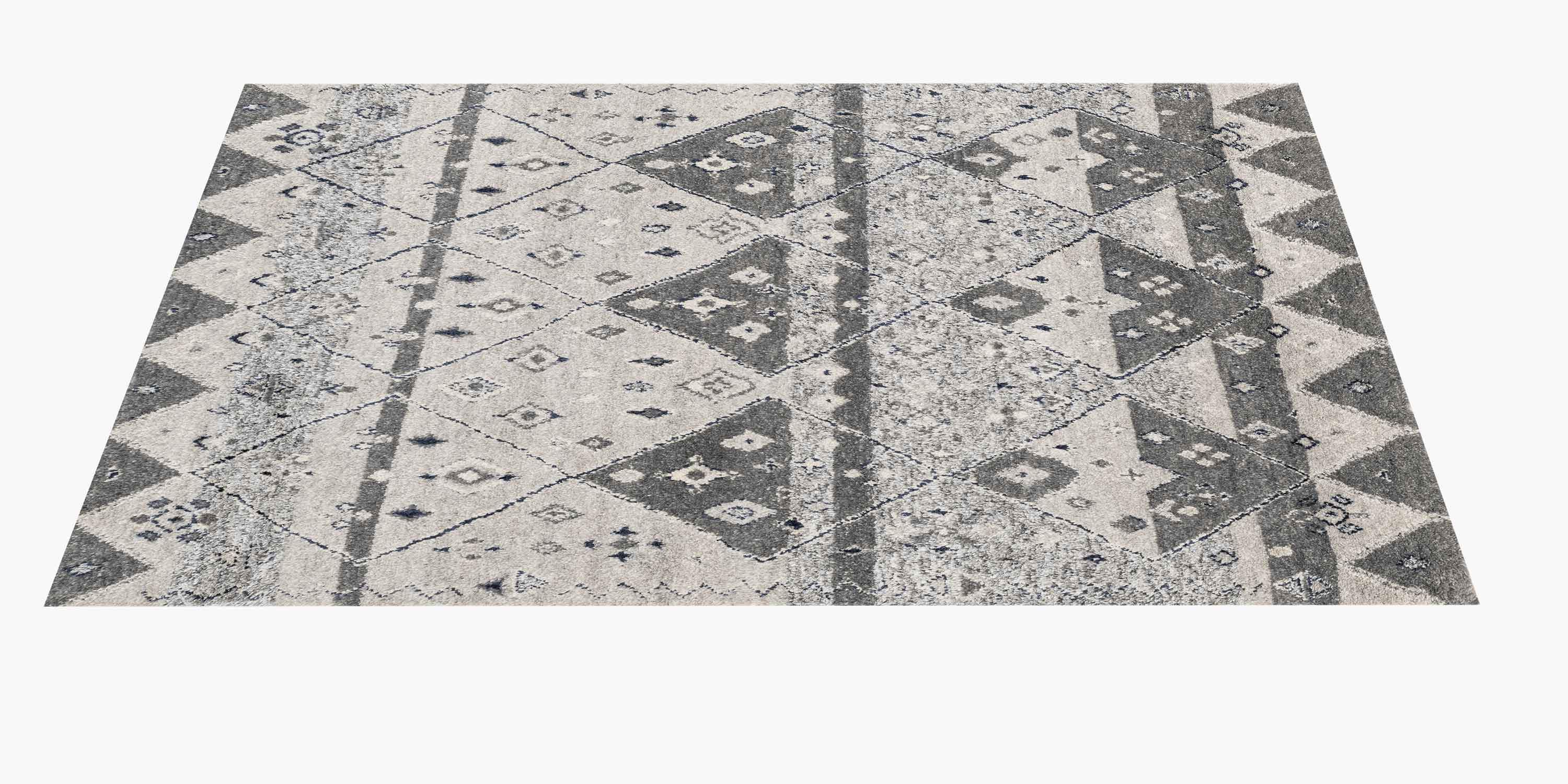 Multi Moroccan – Grey (Grey / 9' x 12')