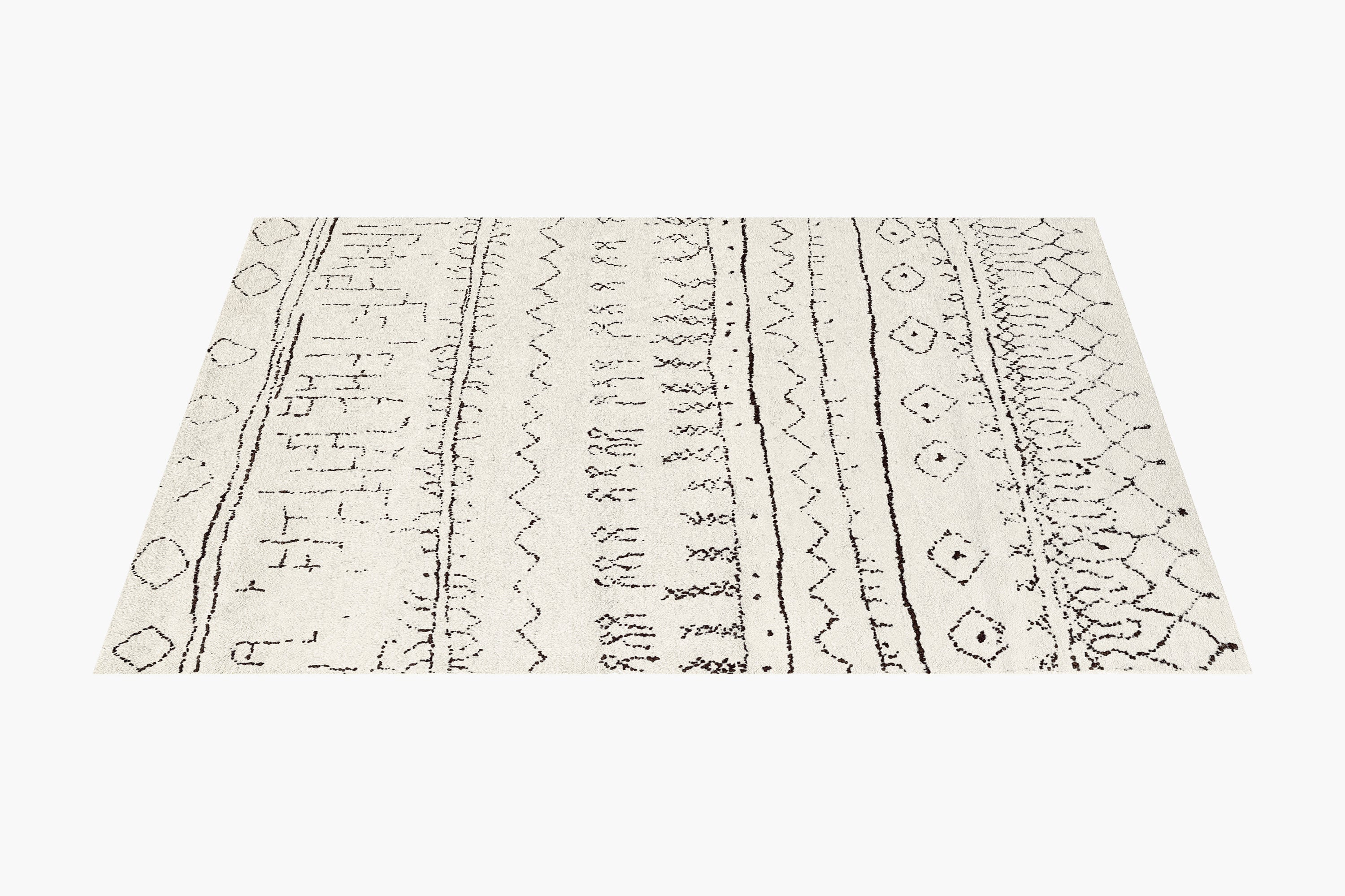 Cali Moroccan Rug – Sand / Espresso (Sand / Espresso / 9' x 12')
