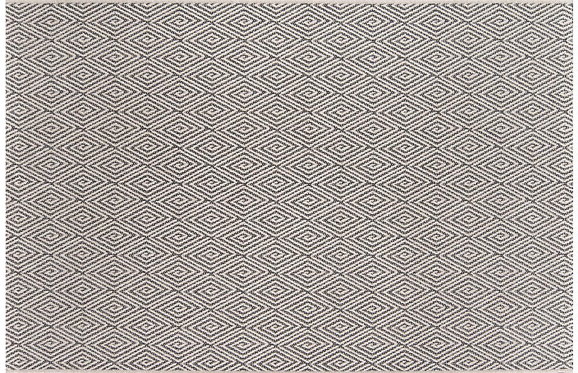 Wells Outdoor Rug - Charcoal - Erin Gates - 2'x3'